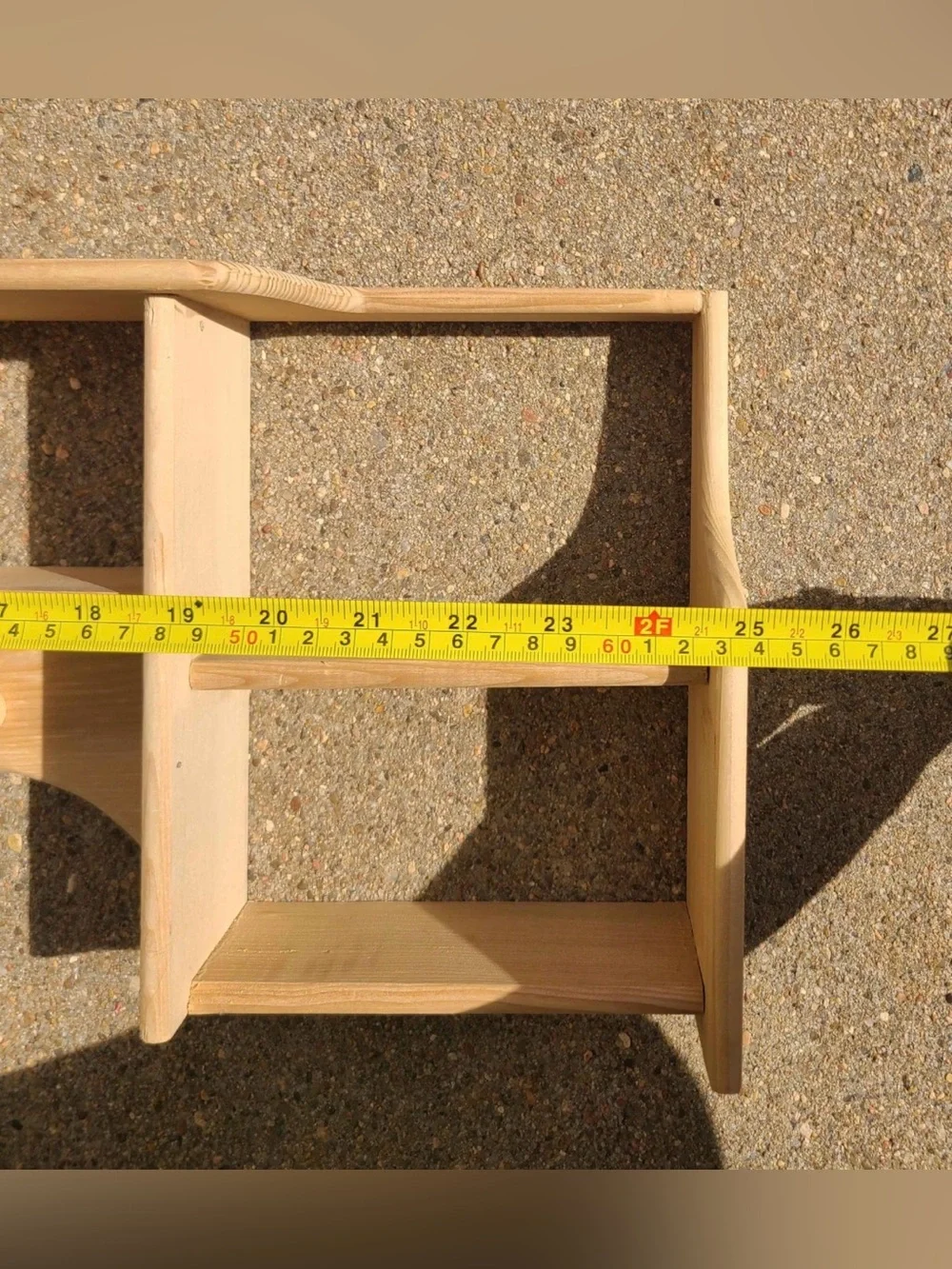 Natural Wood Heart Hook Wall Rack - Unbranded
